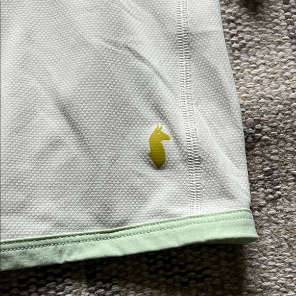 White Long Sleeve Hoodie with Blue Trim - Picture 2 of 6